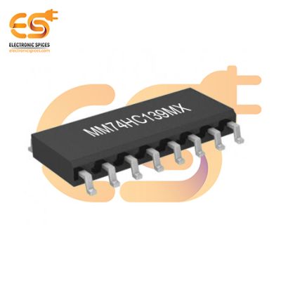 MM74HC139MX Logic IC Decoder/Demultiplexer 1 x 2:4 16-SOIC